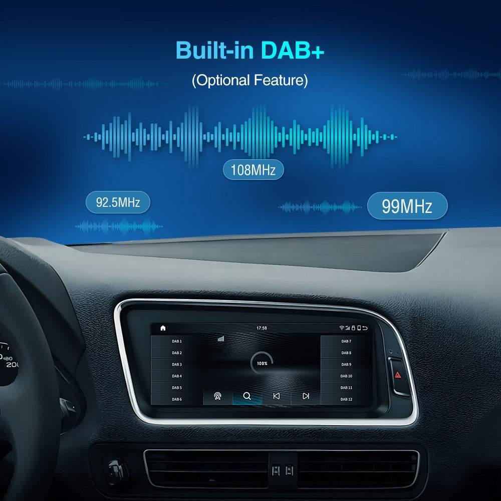 8.8 Inch Touchscreen Apple Carplay Android Auto Interface For Audi A4 A5 S4 S5 RS4 RS5 Q5 2009-2018 Car Radio Stereo GPS Multimedia Navigation Player