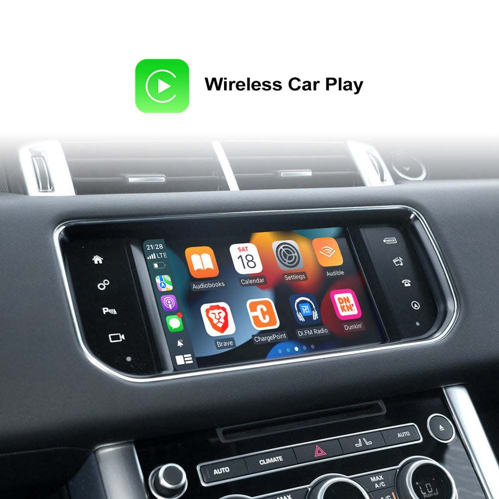 Wireless Carplay Interface Module Box For Land Range Rover Sport Evoque Vogue Discovery 4 Jaguar XE XF Android Auto Mirror Navigation Box