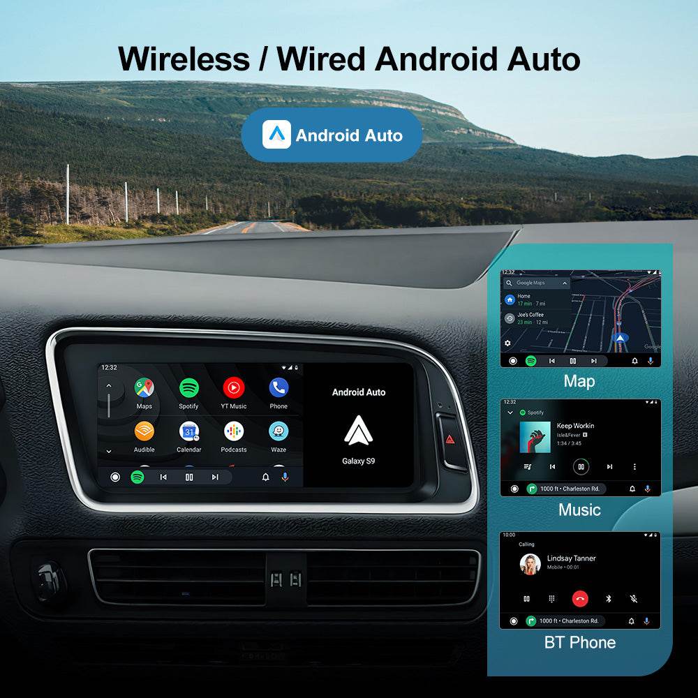 8.8 Inch Touchscreen Apple Carplay Android Auto Interface For Audi A4 A5 S4 S5 RS4 RS5 Q5 2009-2018 Car Radio Stereo GPS Multimedia Navigation Player