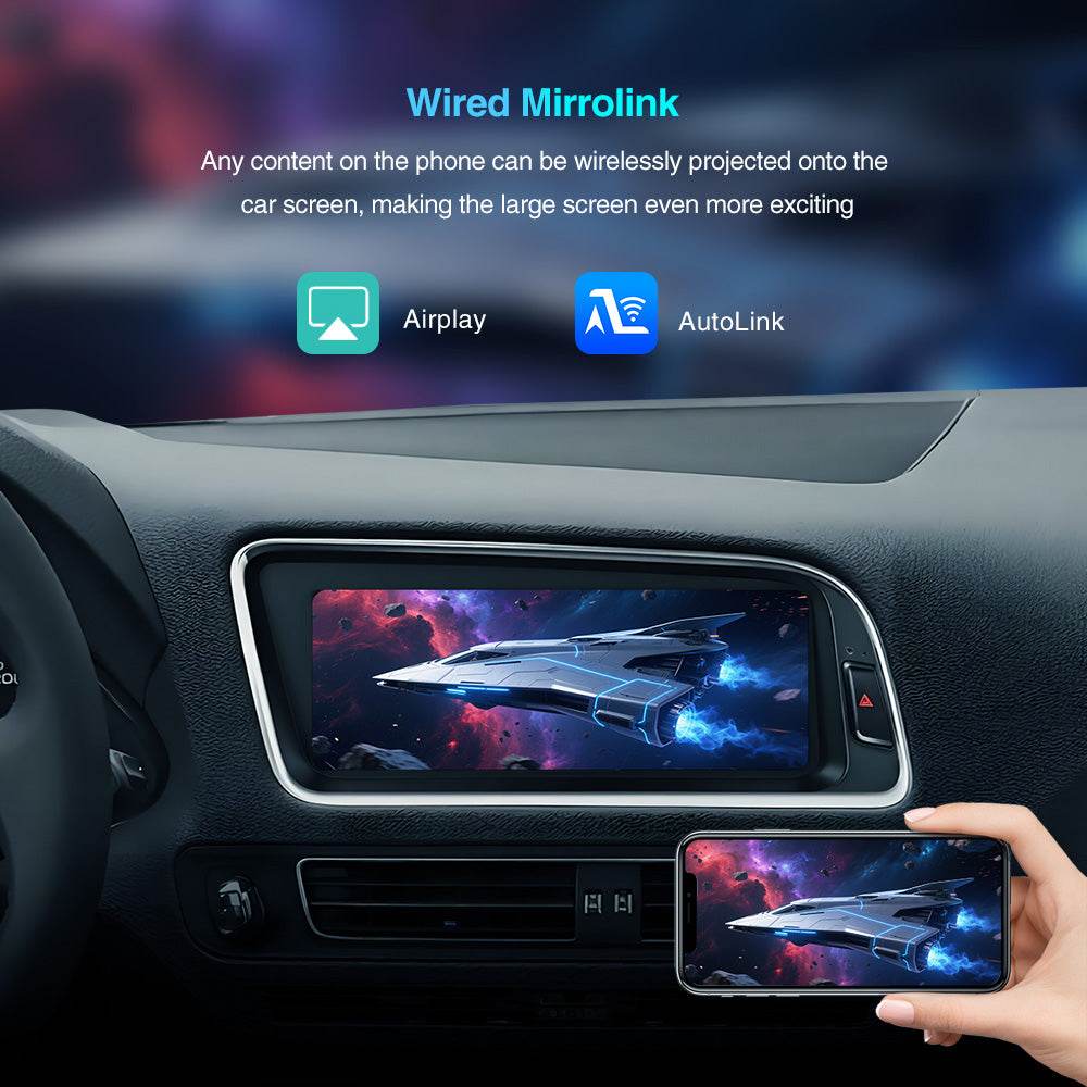8.8 Inch Touchscreen Apple Carplay Android Auto Interface For Audi A4 A5 S4 S5 RS4 RS5 Q5 2009-2018 Car Radio Stereo GPS Multimedia Navigation Player