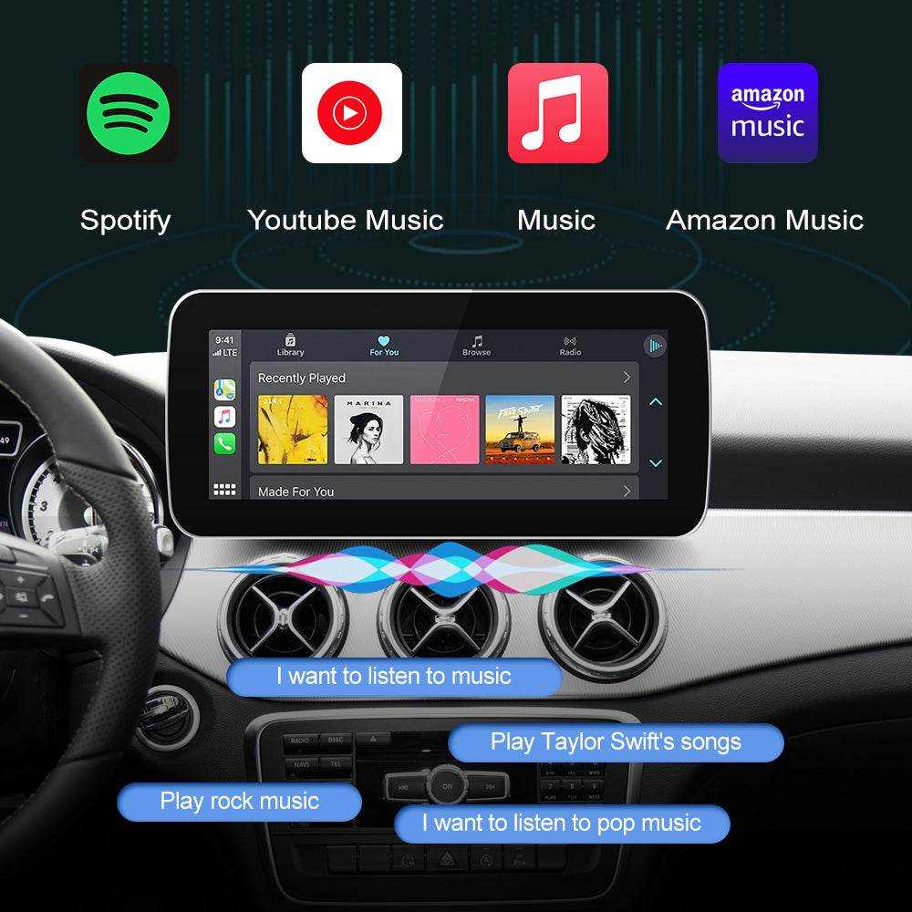Wireless Carplay Android Auto Car Screen Linux Touchscreen Multimedia For Mercedes Benz A B Cla Gla W176 W246 2013-2015 Ntg4.5/4.7 AirPlay Navigation
