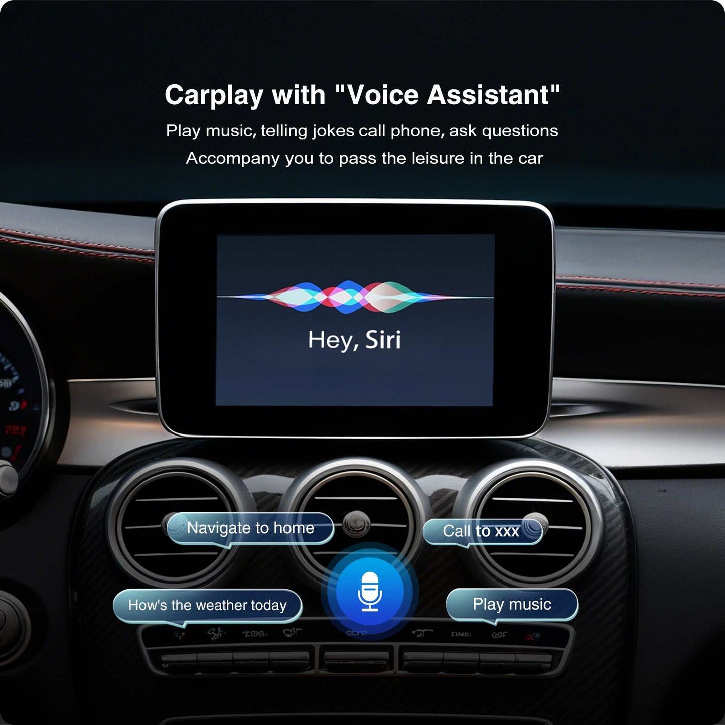 Wireless CarPlay CarPlay and Android Auto MMI Adapter for Mercedes NTG4.5 4.7 5.0 A B C E S Class GLA GLC GLE GLS Retrofit Kit Box