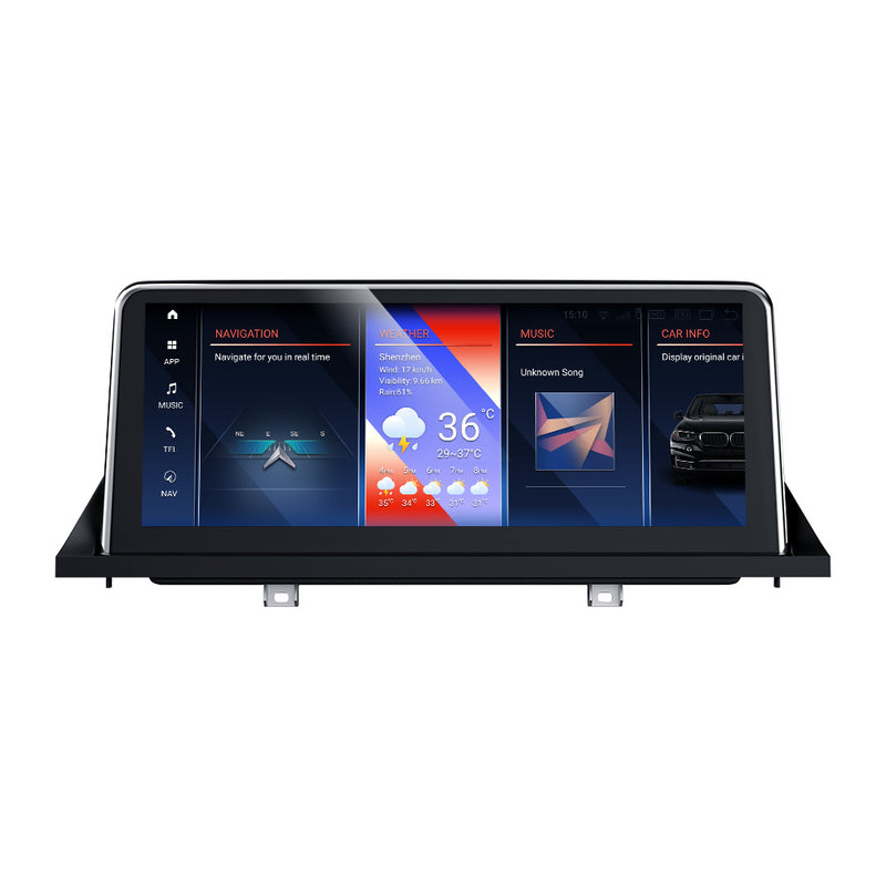 10.25" Android 12.0 8G+128G Qualcomm Octa-core Built-in IPS Car Interface MultiMedia For BMW X5 E70 X6 E71 2007-2013 CCC CIC GPS Navigation Head Unit