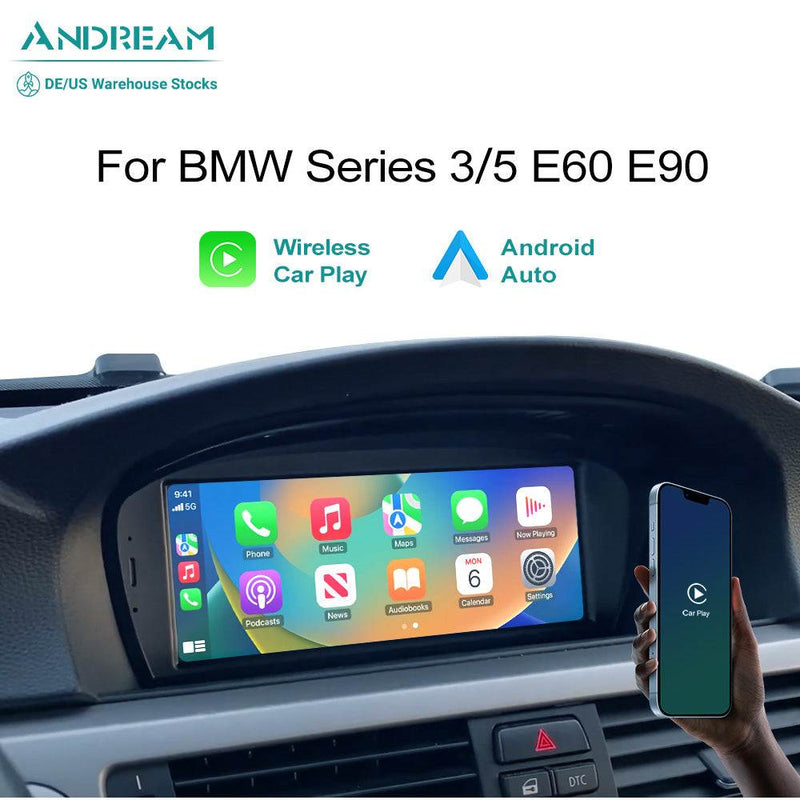 8.8 Wireless CarPlay Android Auto GPS Navigation Head Unit Screen For –  Andream(US)