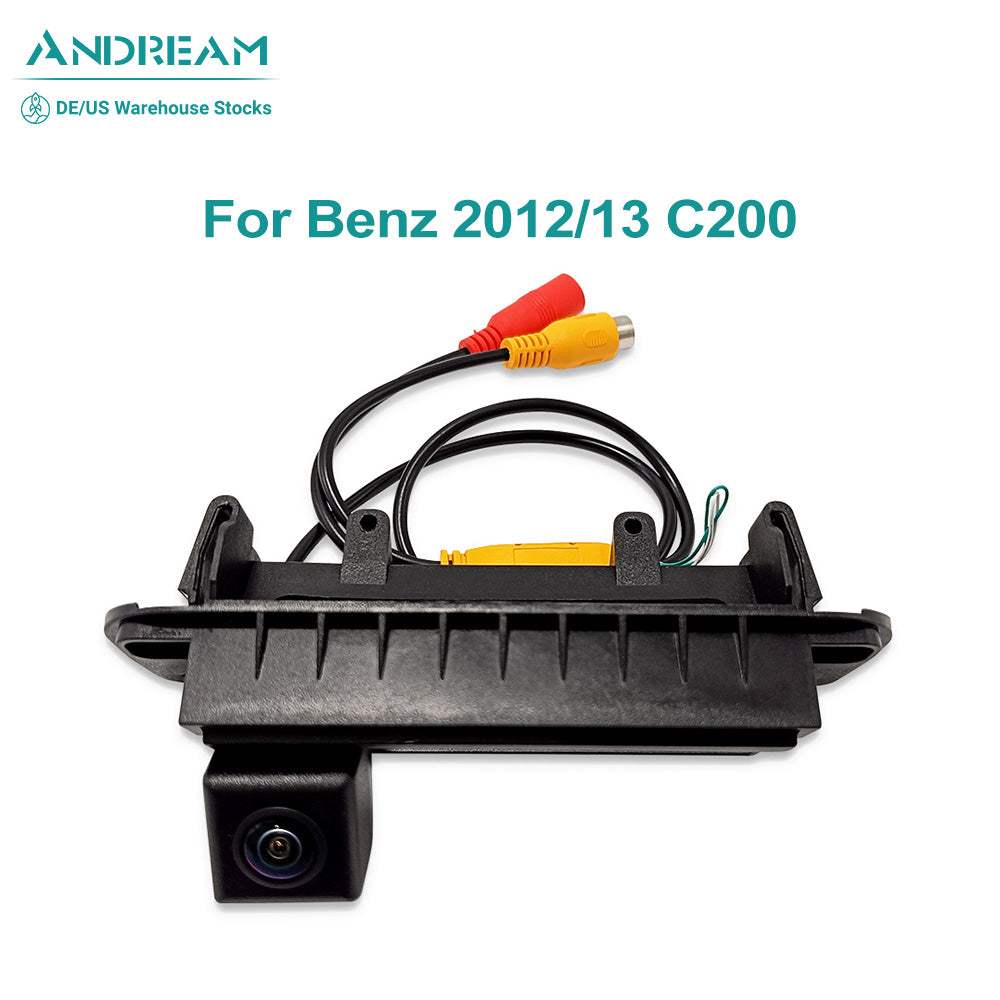 AHD 1080P CCD Trunk Handle Rear View Camera For Benz 2012/13 C200 ...