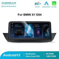 10.25" Android 12.0 8G+128G Qualcomm Octa-core IPS Car Interface MultiMedia For BMW X1 E84 2009-2015 GPS Touchscreen Navigation Head Unit Player