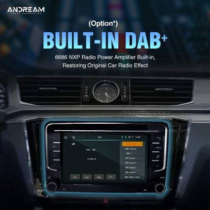 Wireless CarPlay Screen 7" Screen For VW Volkswagen POLO GOLF PASSAT B6 SEAT Leon Skoda JETTA TIGUAN TOURAN Car Dvd Multimedia GPS Player Mirrorlink