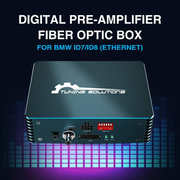 Fibre Optic Amplifier Adaptor Audio Upgrade Interface Ethernet For BMW Fiber Optic Audio Box MOST Systems Control Adjustments Car Stereo