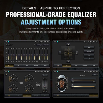 Andream Android 14 Wireless CarPlay Android Auto for BMW E46 325i M3 Sedan Car Stereo Audio Tuning Player