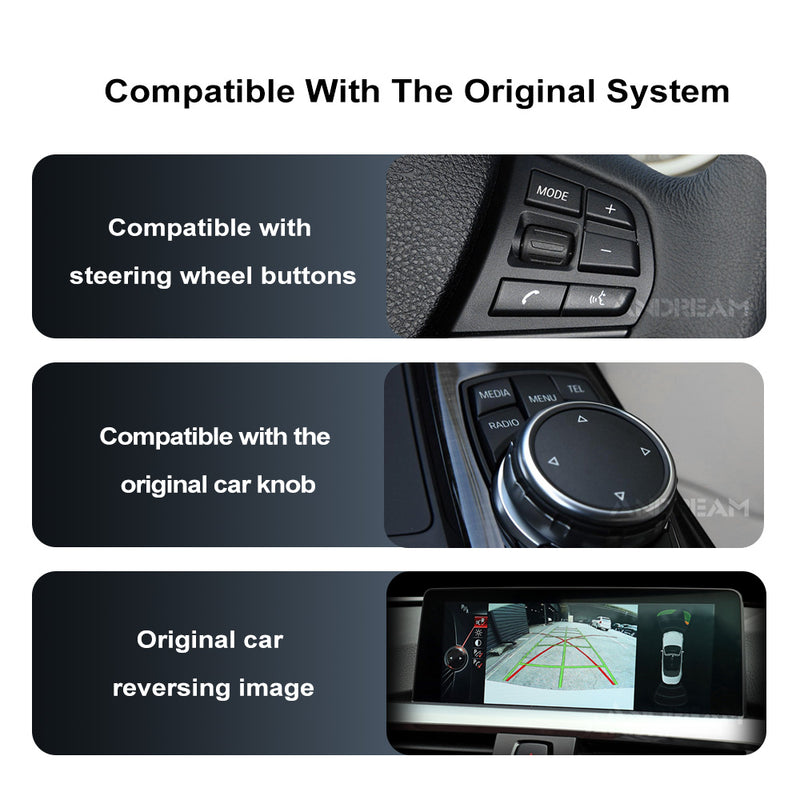 Wireless CarPlay Android Auto MMI Interface Adapter Prime Retrofit  For BMW CIC NBT EVO System Series 1 2 3 4 5 7 X1 X3 X4 X5 X6 X7 Mini I3 Z4 I8 Kit