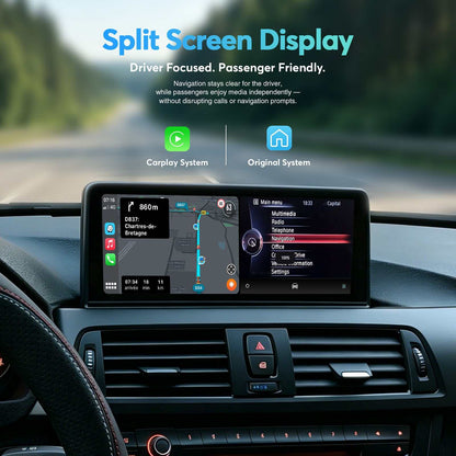 10.25" Wireless CarPlay Android Auto Car Multimedia Display For BMW Series 3 4 F30 F31 F34 F32 F33 F36 F80 CIC NBT Head Unit Screen