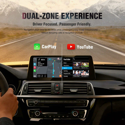 10.25''/12.3'' Wireless CarPlay/Android Auto For BMW M3 M4 3 4 Series F30 F31 F34 F32 CIC NBT EVO System Integration Bluetooth Audio AirPlay Autolink