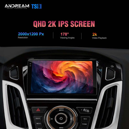 Upgrade 5G WIFI Car Radio For Ford Focus 2012-2018 8+258GB 9'' Stereo Replacement Wireless Carplay Android Auto Genuine DTS Bluetooth GPS Navigation