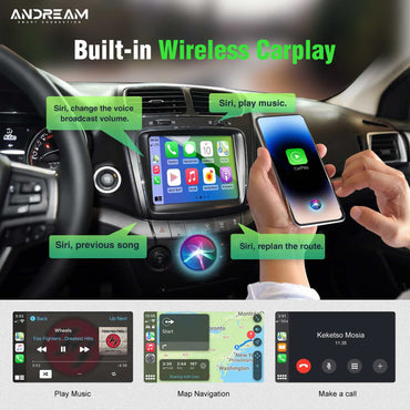 Wireless CarPlay Android Auto Module for Dodge/Maserati Quattroporte Chrysler Fiat Chrysler MMI Retrofit Kit Interface Upgrade Screen Mirroring