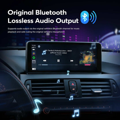 10.25" Wireless CarPlay Android Auto Car Multimedia Display For BMW Series 3 4 F30 F31 F34 F32 F33 F36 F80 CIC NBT Head Unit Screen