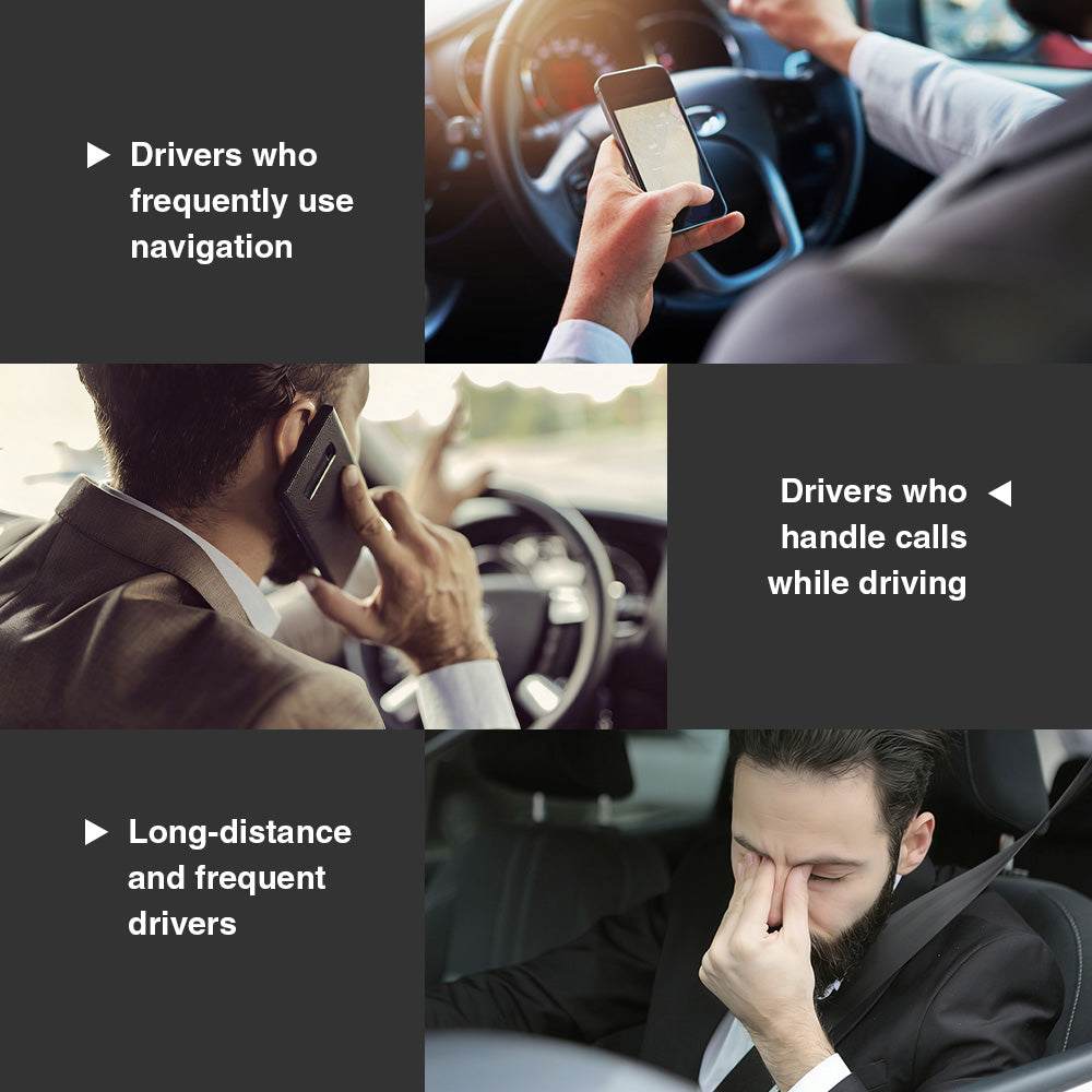 Smart HUD Supports Wireless CarPlay/Android Auto Voice & Button Remote Control Real-Time Navigation Music Playback Universal Fit for All Cars