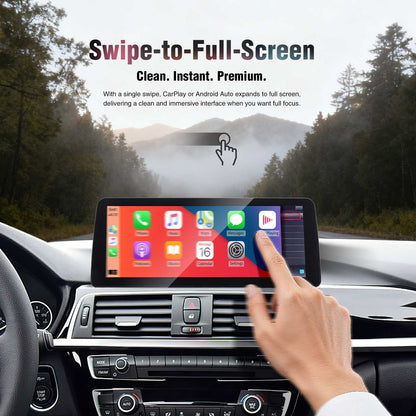 10.25''/12.3'' Wireless CarPlay/Android Auto For BMW M3 M4 3 4 Series F30 F31 F34 F32 CIC NBT EVO System Integration Bluetooth Audio AirPlay Autolink
