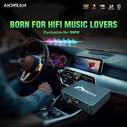 Android Auto Touchscreen Hi-Fi DSP Aftermarket Audio Upgrade Enhancement Optical Decoder Sound Quality For BMW EVO 1 2 3 4 5 Series X1 X2 X3