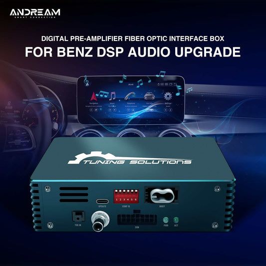 Optical Fiber Coaxial Output Decoder DSP Amplifier Adaptor For Mercedes-Benz A/B/C/G Class S/SL/C/CL/CLK/E/ML Series Most25 Most150 Bus System Radio