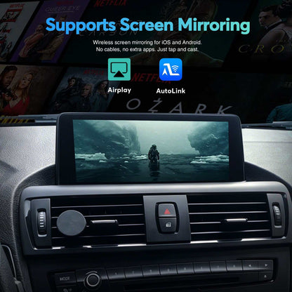 10.25 Inch Wireless Apple CarPlay Android Auto Multimedia Head Unit For BMW Series 1 2 F20 F21 2013-2017 Display Touch Screen Navigation