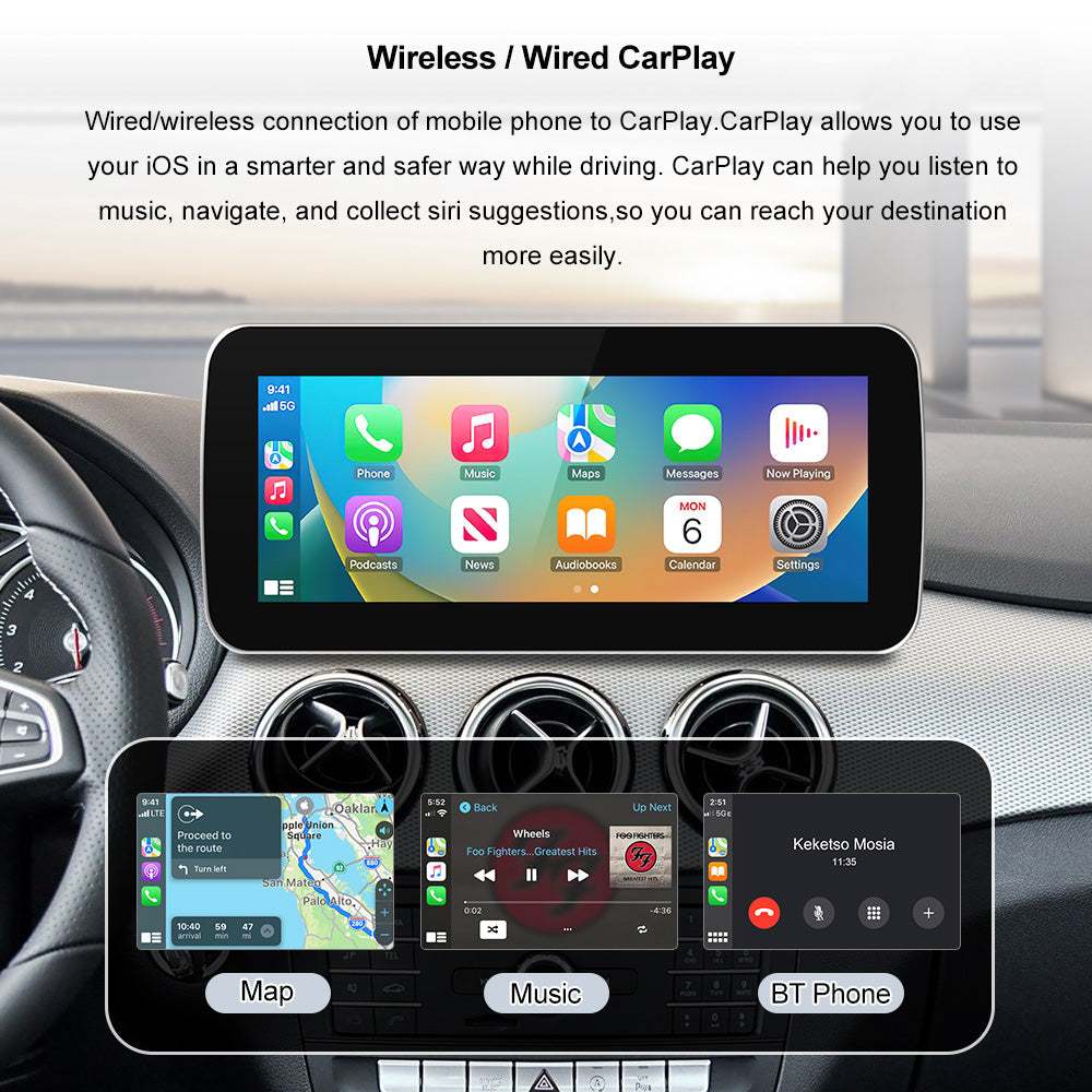 Carplay/Android Auto 12.3 ''Touchscreen Linux Screen Multimedia