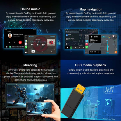 Wireless Screen Carplay Mirror Connection Upgrade For Volvo XC90 XC60 XC40 S60 S90 V60 Android Auto Camera Bluetooth Ｍodule Box Adapter