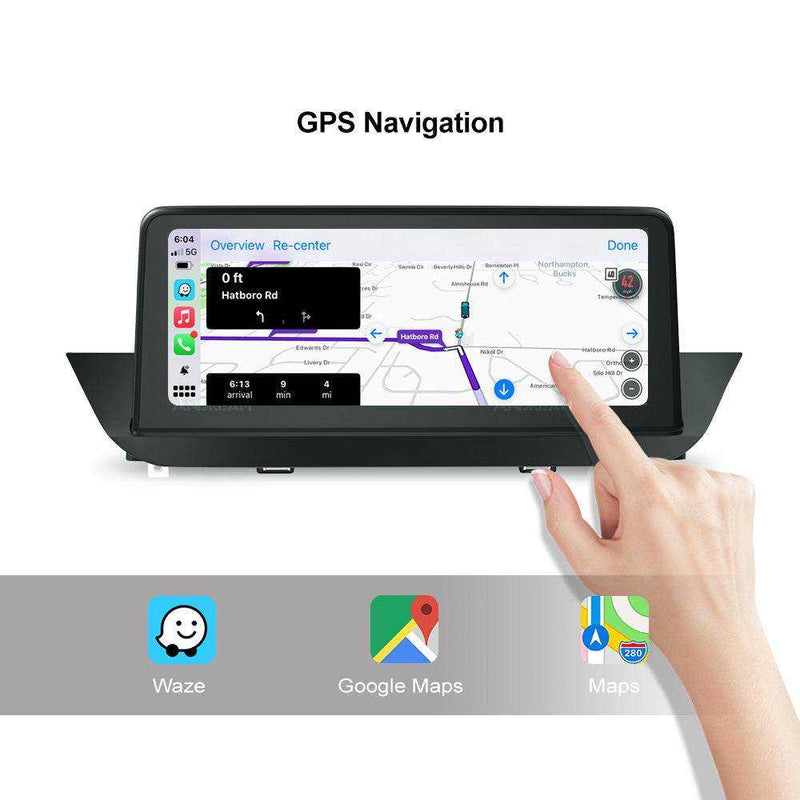 10.25" Wireless CarPlay Car Multimedia Screen For BMW X1 E84 2009-2015 iDrive Wired Android Auto Head Unit Car Dvd Player