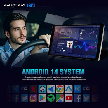 8+256GB Android Car Radio For Mercedes-Benz Vito Viano W639 B-Class W245 A-Class W169 9'' 2K HD Touchscreen Bluetooth DSP Audio TS9 CarPlay Stereo