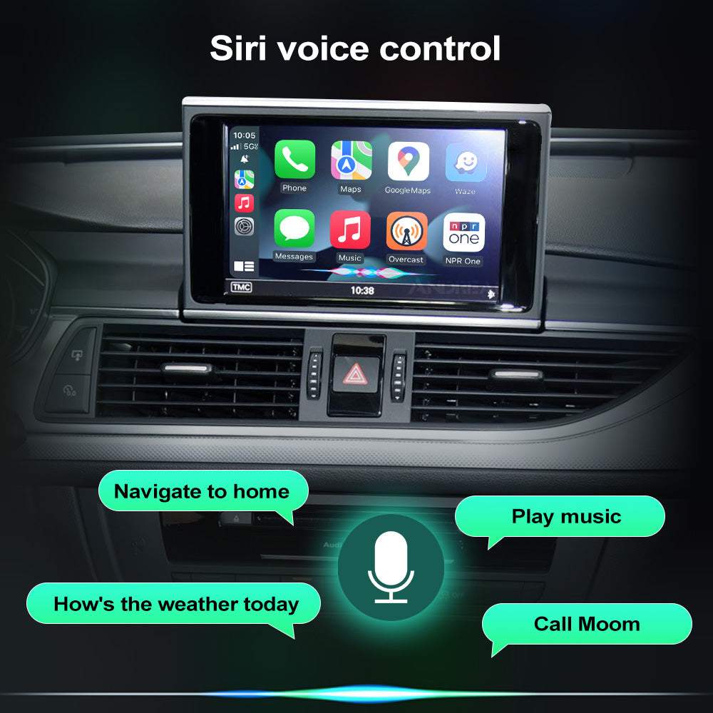 Wireless CarPlay Android Auto Interface Smartbox For Audi Q3 Q5 Q7