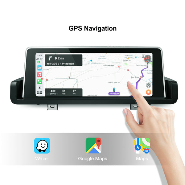8.8'' 10.25'' Wireless Apple CarPlay Android Auto Car Multimedia Display Head Unit For BMW 3 Series E90 E91 E92 E93 Without Original Screen Upgrade