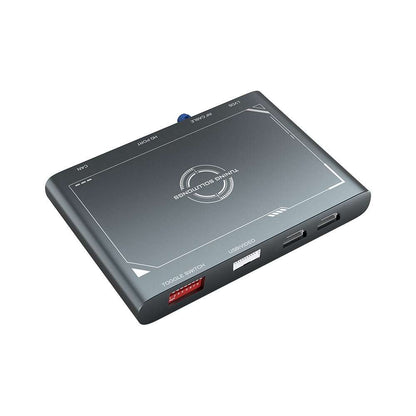 Andream Wireless CarPlay and Android Auto Interface Module Box is designed for Land Rover Sport, Evoque, Vogue, Discovery 4 and Jaguar XE, XF Bosch models