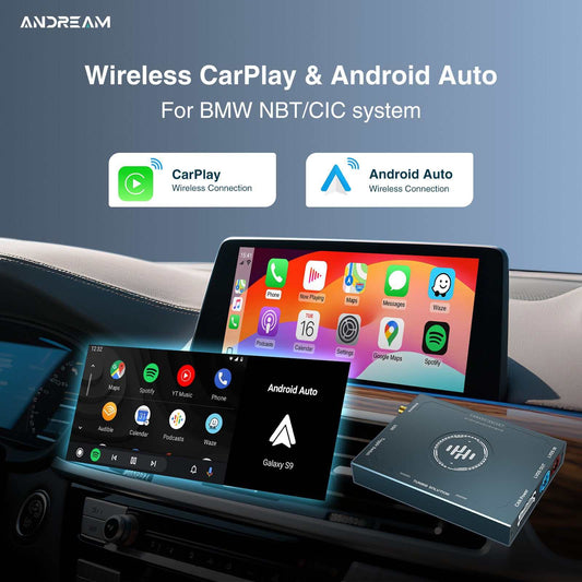 BMW CIC NBT system dedicated wireless CarPlay Android car box suitable for BMW 1 2 3 4 5 6 7 series X3 X4 X5 X6 MINI without HDMI