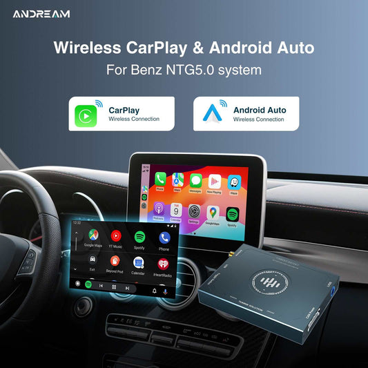 Wireless CarPlay CarPlay and Android Auto MMI Adapter for Mercedes NTG5.0 A B C E S Class GLA GLC GLE GLS Retrofit Kit Box