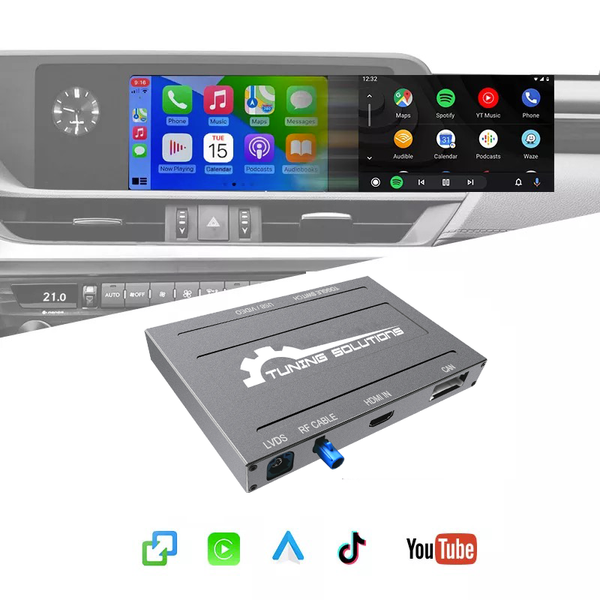 Wireless Car Carplay Navigation For Lexus GS/LS/ES/IS/UX/LX/RC/NX/RX Android Auto MMI Prime Retrofit Automatic Interface Box Mirror Multimedia