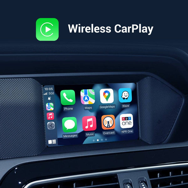 Plug & Play Wireless Carplay For Mercedes Benz A/B/C/E/CLA/GLA/GLK/CLS/ NTG4.5 System 2012-2015 Becker Module Android Auto Navigation