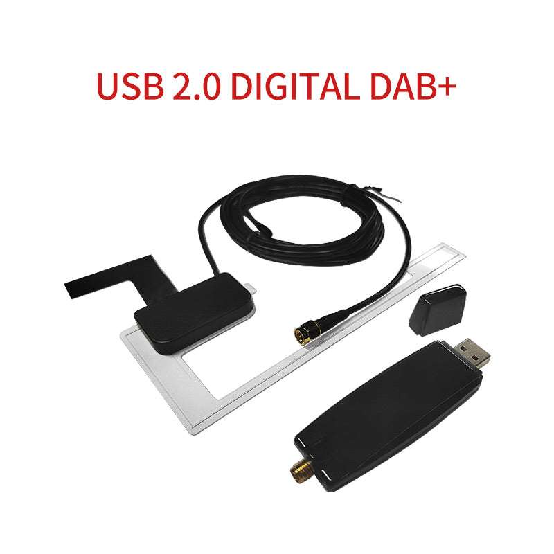 Car DAB+ Tuner/Box for Android Car DVD USB Digital Audio Broadcasting Receiver with Antenna Works for Europe android