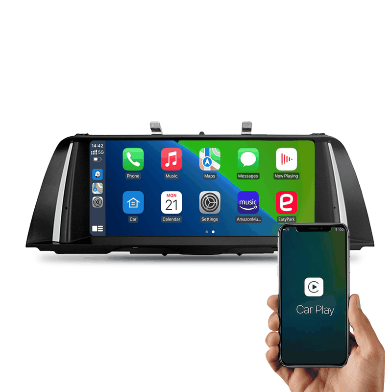 10.25" Wireless CarPlay Android Auto Head Unit Car Multimedia For BMW Series 5 F10 F11 F18 CIC NBT Idrive Steering Wheel  Player Bluetooth